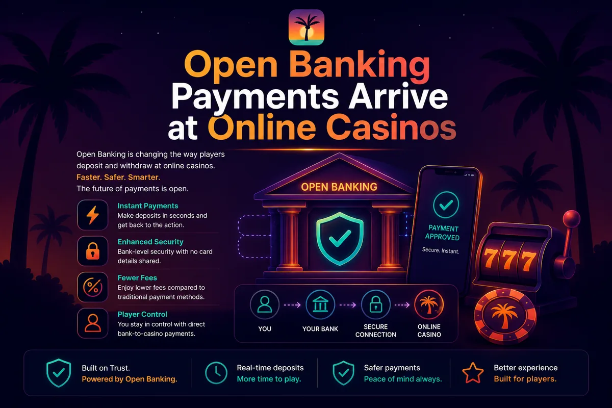 Open Banking Payments Arrive at Online Casinos