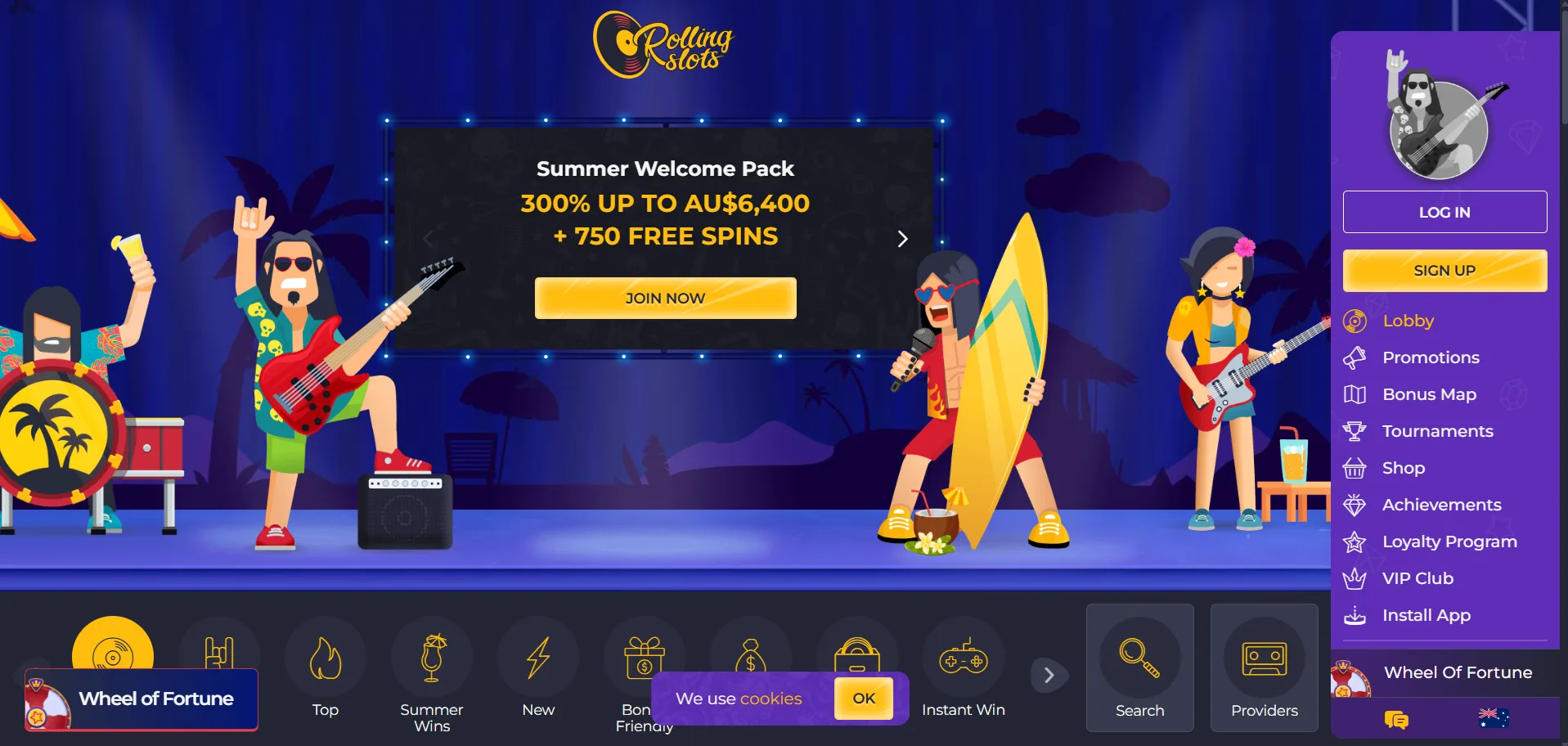 Rolling Slots online casino